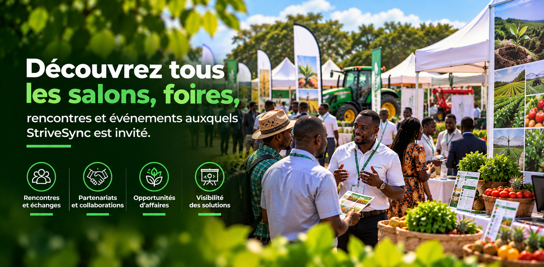 Salons, foires, rencontres et événements auxquels StriveSync est invité
