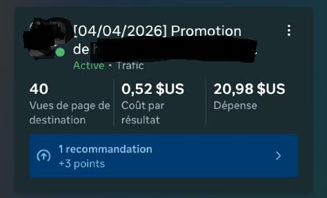 Campañas publicitarias de Facebook Ads